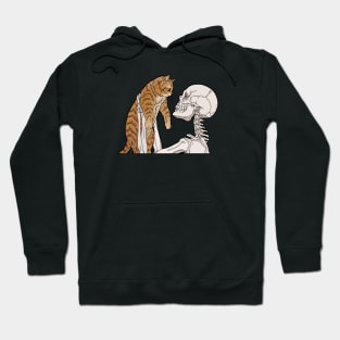 hello orange cat friend Hoodie